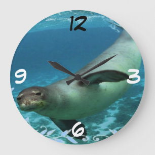 Otarie du moine hawaïen Horloge murale