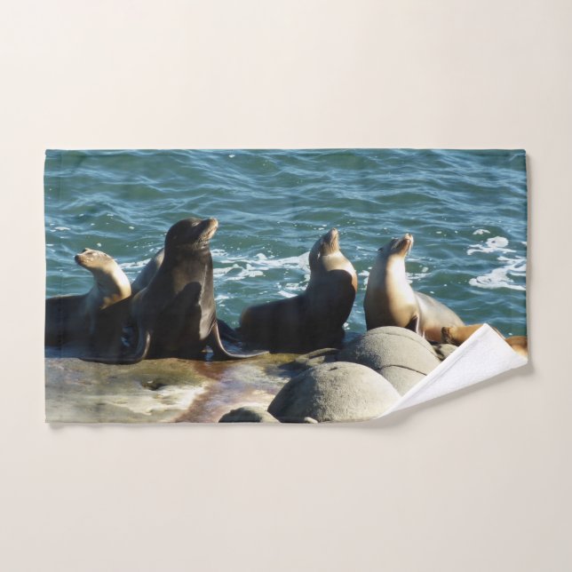 Otaries de San Diego (Serviette à main)