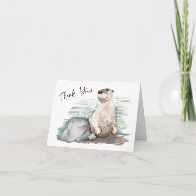 Otter Love - Merci Cartes (Devant)