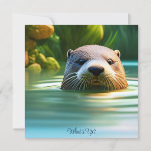 Otterly Adorable - Imaginaire de l'IA Imprimer Art