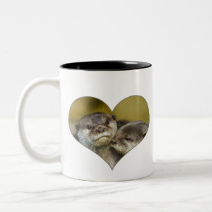 Otterly In Love Deux Tone Coffee Mug