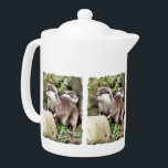 OTTERS<br><div class="desc">Une aquarelle design d'une paire de petites loutres très mignonnes.</div>