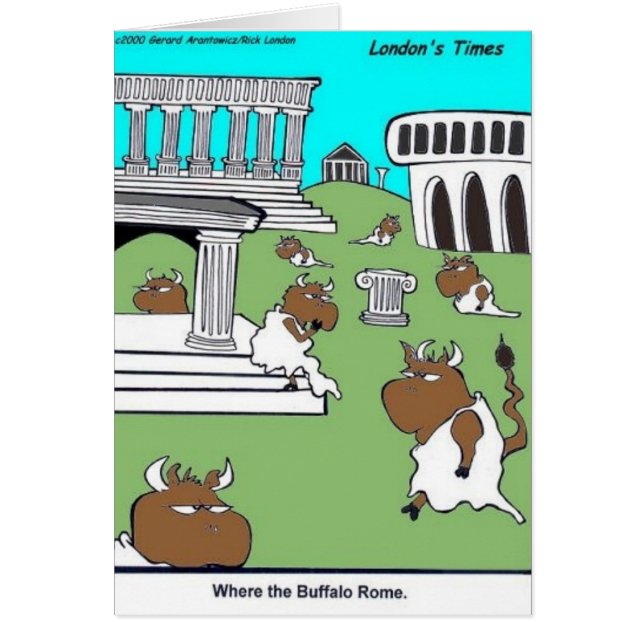 Où Buffalo Rome Drôle Cadeaux & Tee - shirts (Devant)