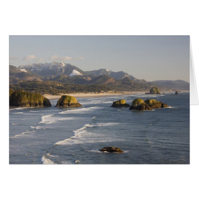 OU, côte de l'Oregon, parc d'État d'Ecola, vue de  (Devant horizontal)