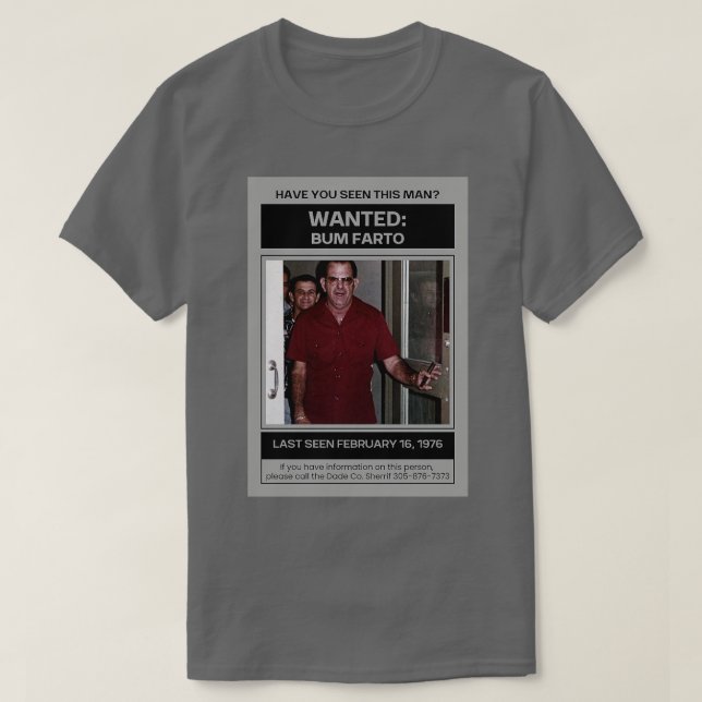 Où est Bum Farto TShirt (Design devant)