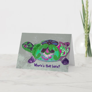 Où est ce lièvre ? Carte Pâques