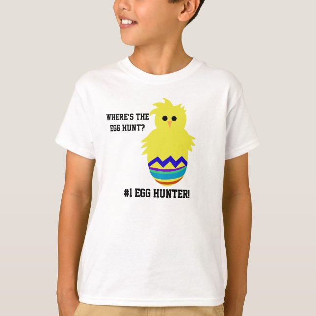 Où est le T-shirt Chasse aux Oeufs (Devant)
