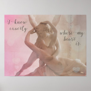 Où Est Mon Coeur Poster d'amour