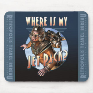Où est mon Jetpack ? Tapis de souris