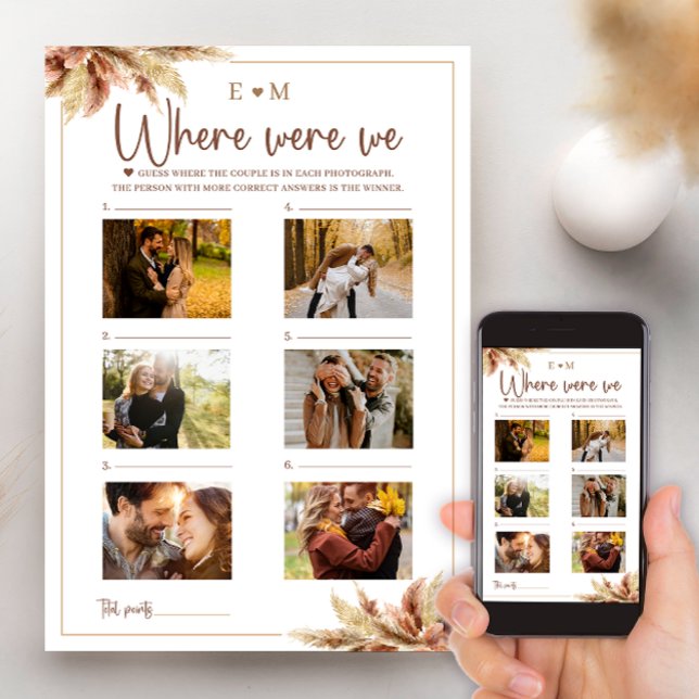 Où étions-nous Carte de jeu Herbe des Pampas d'aut (Créateur téléchargé)