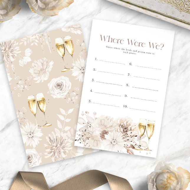 Où étions-nous jeu (Pearls and Prosecco Where Were We Game
)