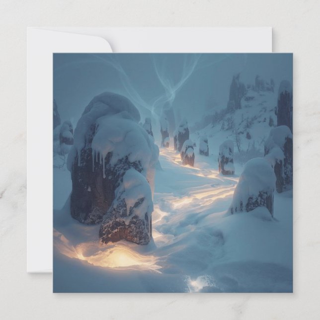 Où la lumière erre en hiver (Devant)