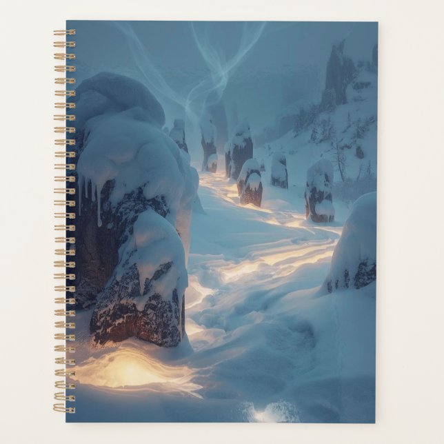 Où la lumière erre en hiver (Devant)