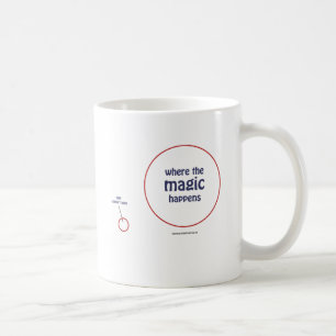 "Où la magie se produit" tasse