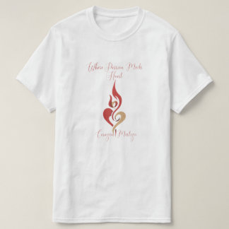 Où la passion rencontre le cœur T-shirt au nom de 