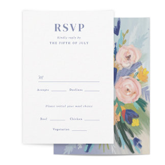 Où l'amour grandit carte RSVP mariage