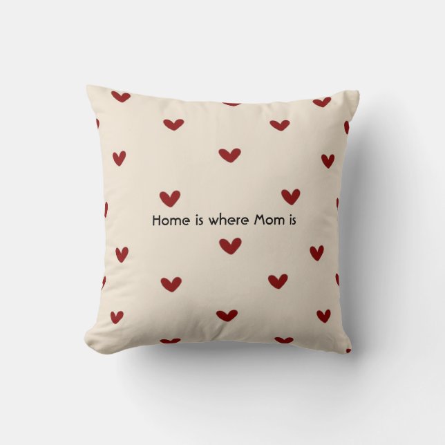 Où l'amour vit - Un Coussin juste pour maman (Recto)
