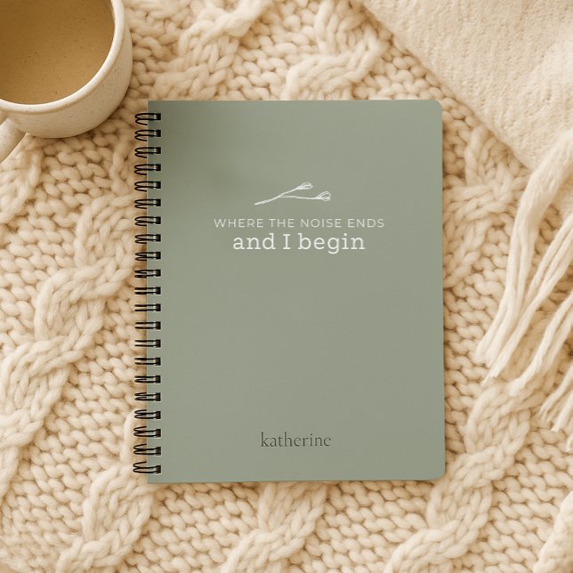 Où le bruit finit le carnet de journal principal (Créateur téléchargé)