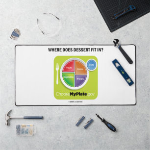 Où Le Dessert S'Intègre-T-Il ? Humour MyPlate
