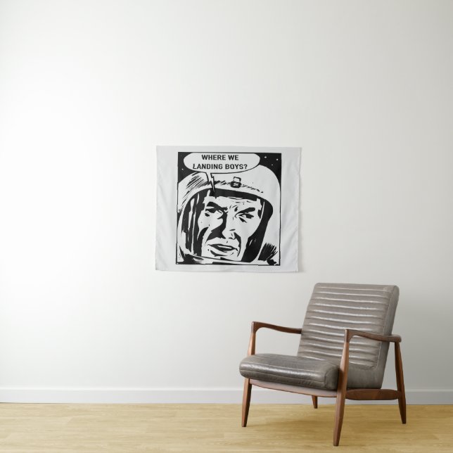 Où on débarque les garçons ? Tenture (En situation (horizontale))