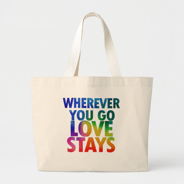 Où que vous alliez, l'amour reste - Sac fourre-tou (Devant)