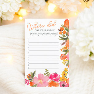 Où sont-ils allés en fleurs audacieuses jeu de dou