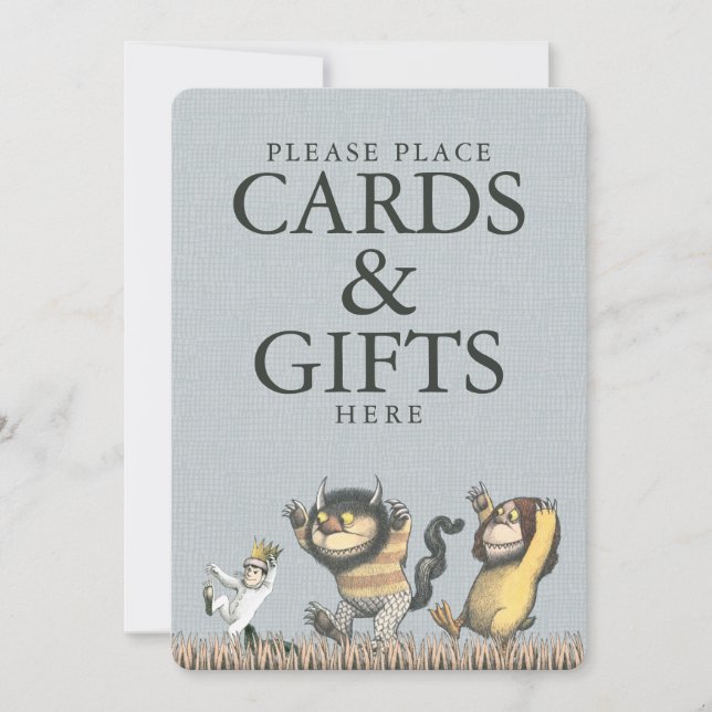 Où sont les monstres ? | Cartes et cadeaux (Devant)