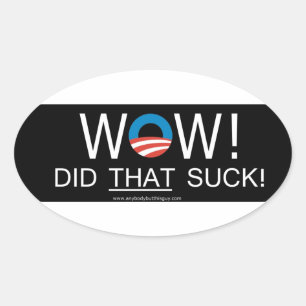 Ouah ! C'Est La Chance ! Stickers ovales