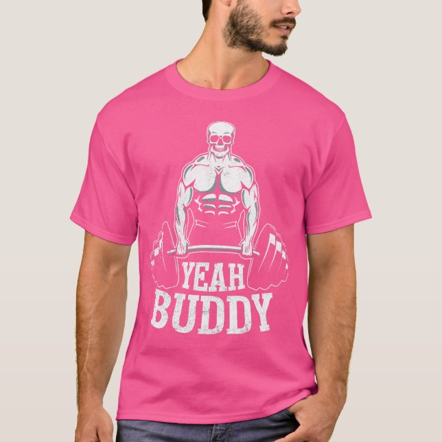 Ouais Buddy Tshirt Novelty Poids Mens Fit (Devant)