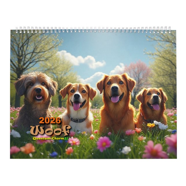 Ouaouah, Calendrier Chien 2026 (Protection)
