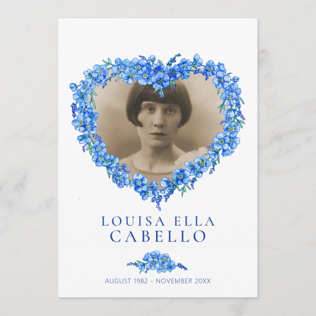 Oubliez-moi-non programme de service funéraire ble (Devant)