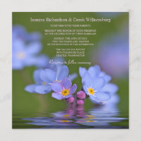 Oubliez-moi pas des invitations de mariage de