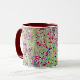 Oubliez-moi pas Fleurs Floral Art Mug Cup