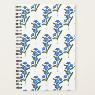 Oubliez-moi pas Flower Planner - Motif blanc