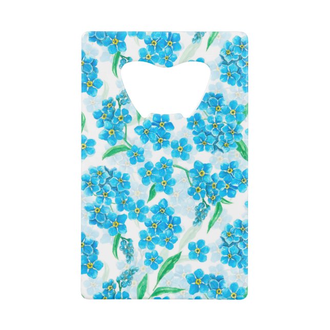 Oubliez-moi pas les fleurs d'aquarelle (Devant)