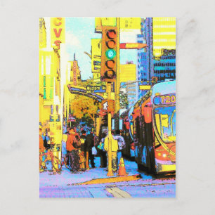 Ouest sur Wilshire- Carte postale