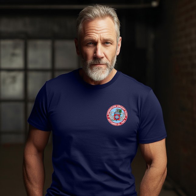 OUF Grenada Raider 82ème ABN t-shirt noir (Créateur téléchargé)