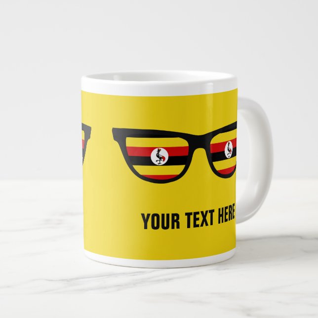 Ouganda Shades tasses personnalisées (Devant droit)