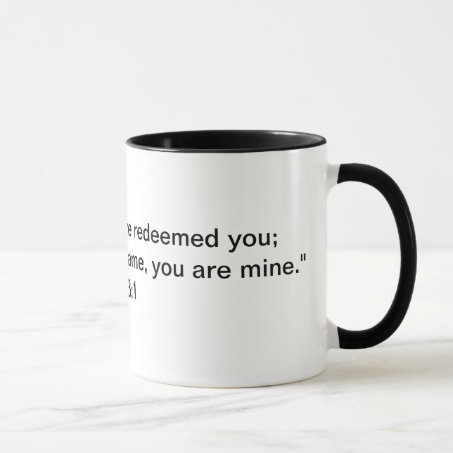 Oui. 43:1 Encouragement Mug (Droite)