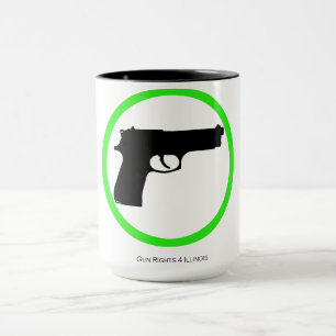 Oui armes à feu ! tasse de café de 15 onces
