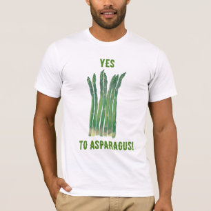 Oui aux asperges, t-shirts personnalisés