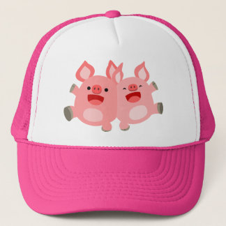 OUI ! ! Casquette de cochons de dessin mignon