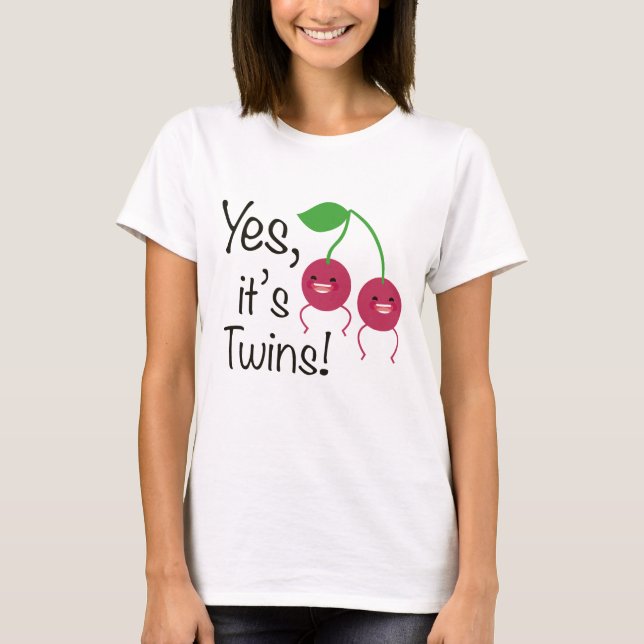 Oui, c'est des jumeaux ! T-Shirt de maternité (Devant)