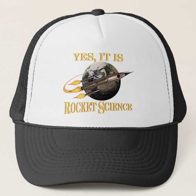 Oui, C'Est Le Casquette De Rocket Science (Devant)