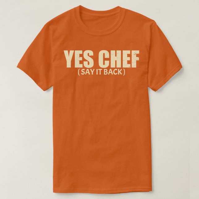 Oui Chef Le Dit Retour L'Ours TShirt (Design devant)