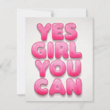 Oui, fille, tu peux aller