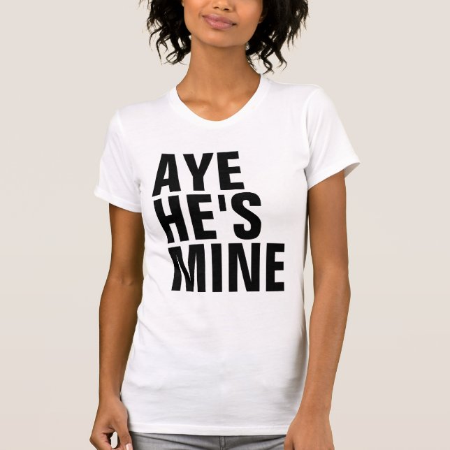 Oui il est T-shirt de mine (Devant)