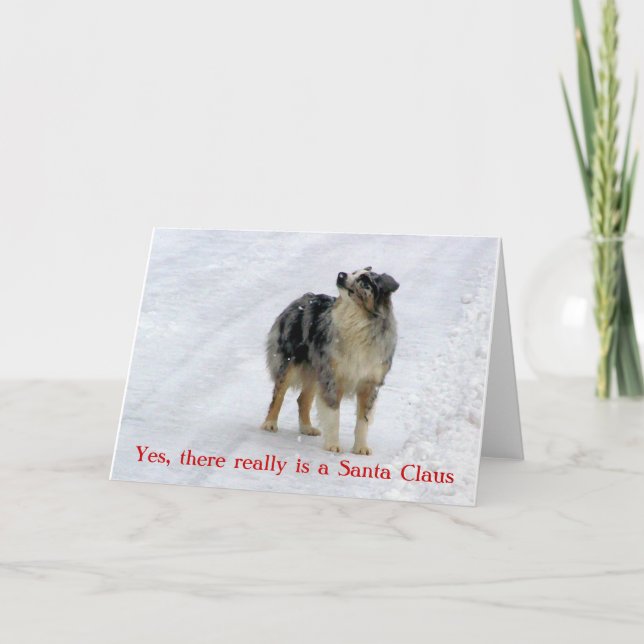 Oui, il y a vraiment une carte de voeux du Père No (Devant)