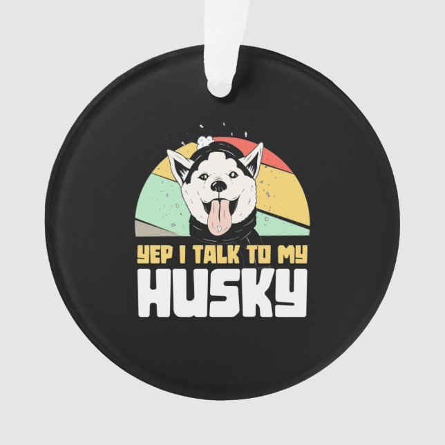 Oui Je Parle À Mon Husky Sibérien (devant)
