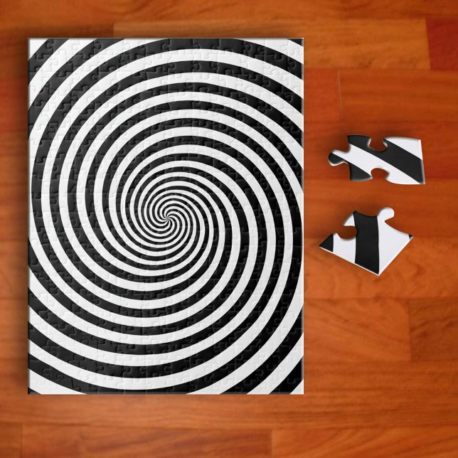 Oui, je suis fou hypnose Puzzle (Watch as the spiral comes to life! Dive into the crazy fun with this jigsaw puzzle! )